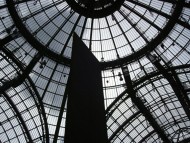Escultura de Richard Serra. Grand Palais, Paris.