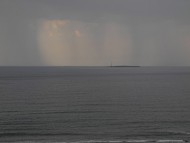 Llueve sobre la Isla de Lobos, Uruguay.