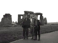 Visitando Stonehenge junto a Roger Payne y al biólogo sueco Tom Arnbom. Junio,1987.