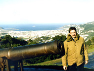 En Wellington, Nueva Zelanda, visitando al cetólogo Alan Baker. Junio, 1988.